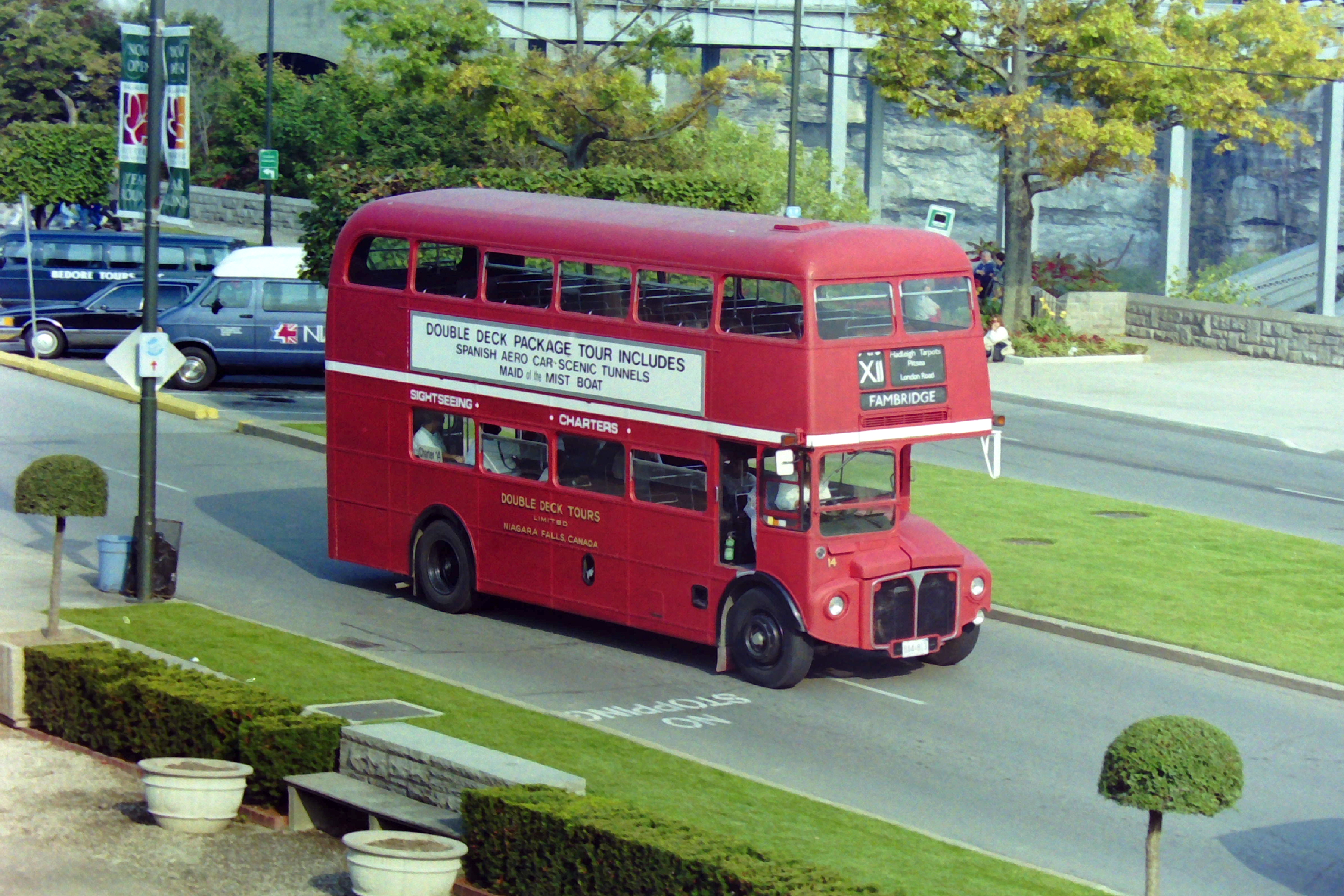 London Routemaster on Niagara Parkway